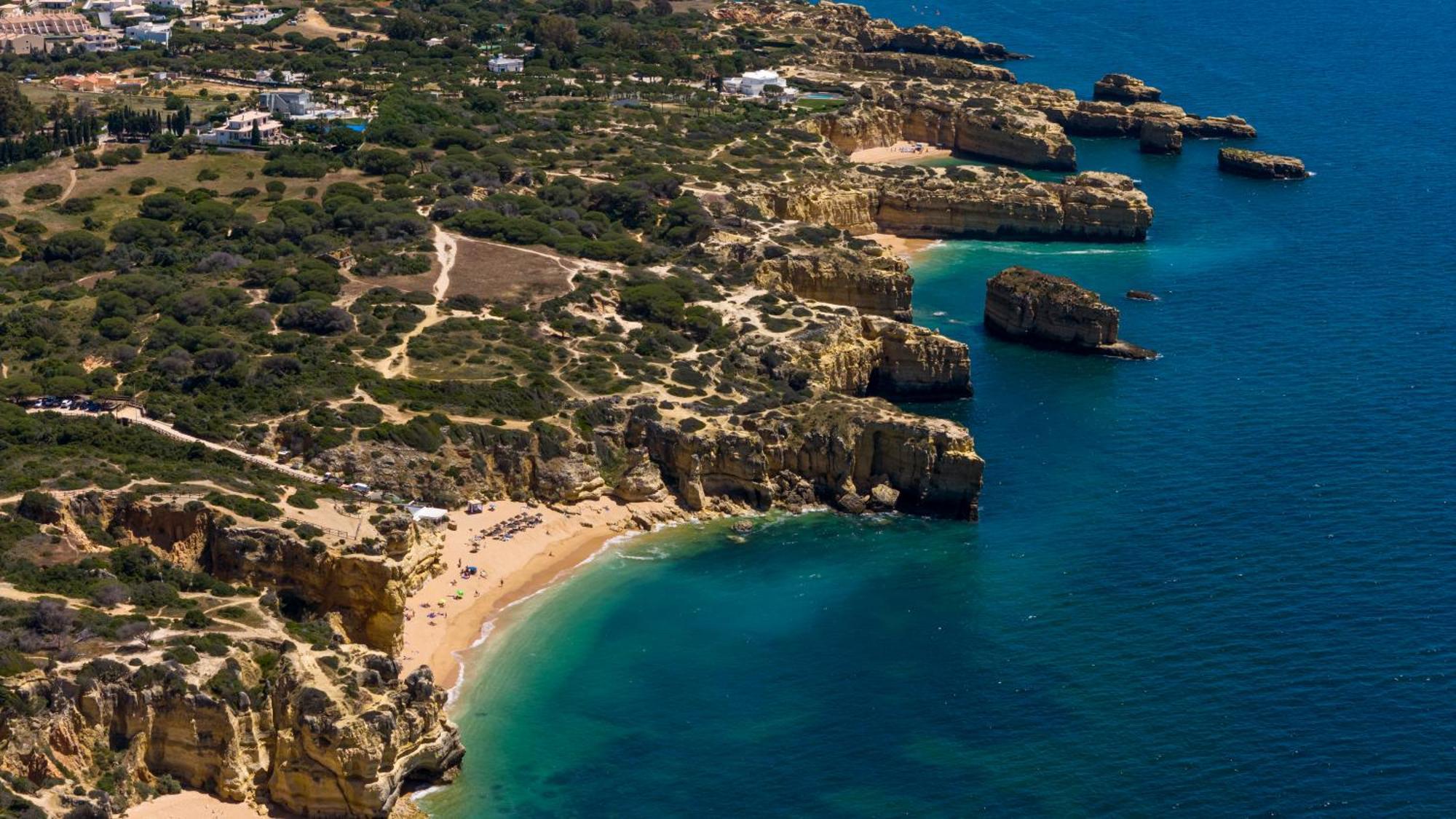 Apartamento No Condominio Baia Village Com Piscina Albufeira Exterior foto